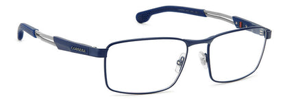 Carrera 4409 Blue Grey angled view showing temples