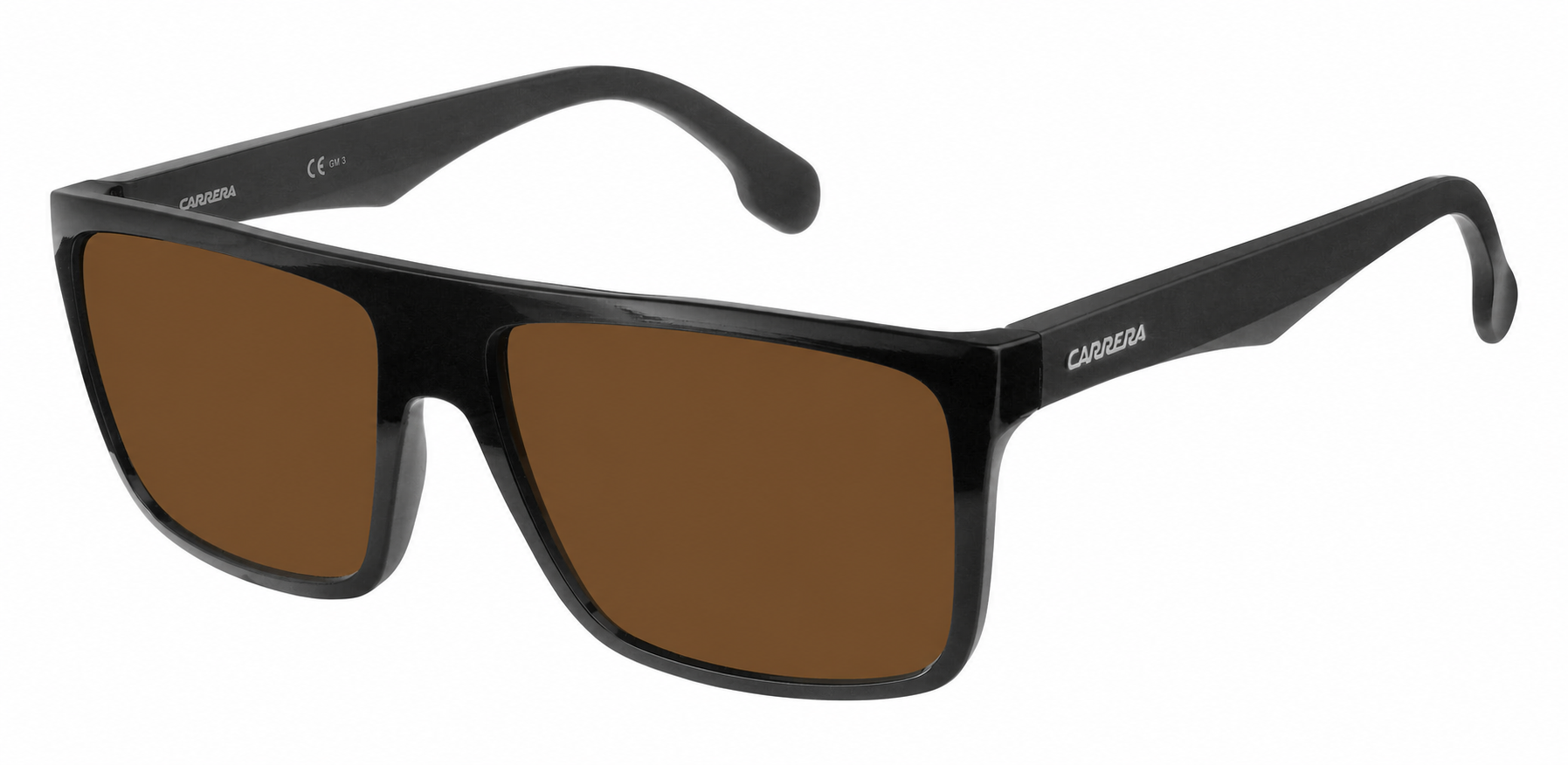 Colour: Black - Custom Polarised - Brown solid tint