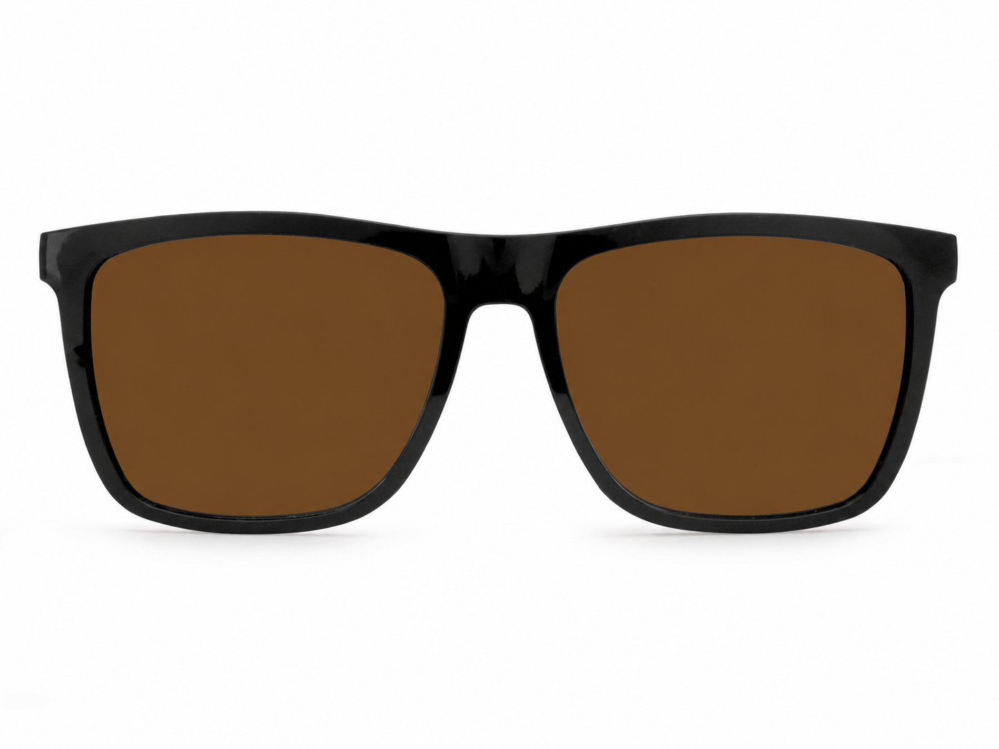 Colour: Black - Custom Polarised - Brown solid tint