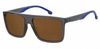 Colour: Blue - Custom Polarised - Brown solid tint