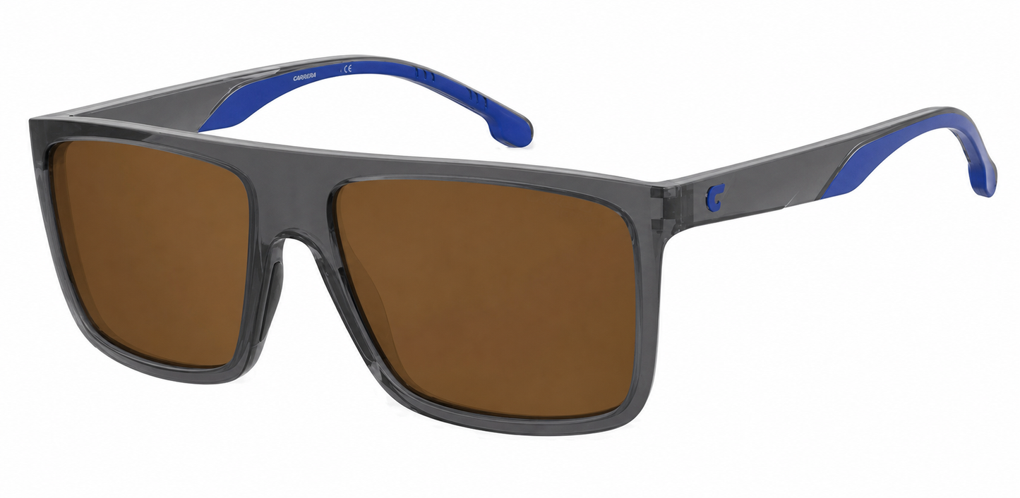 Colour: Blue - Custom Polarised - Brown solid tint