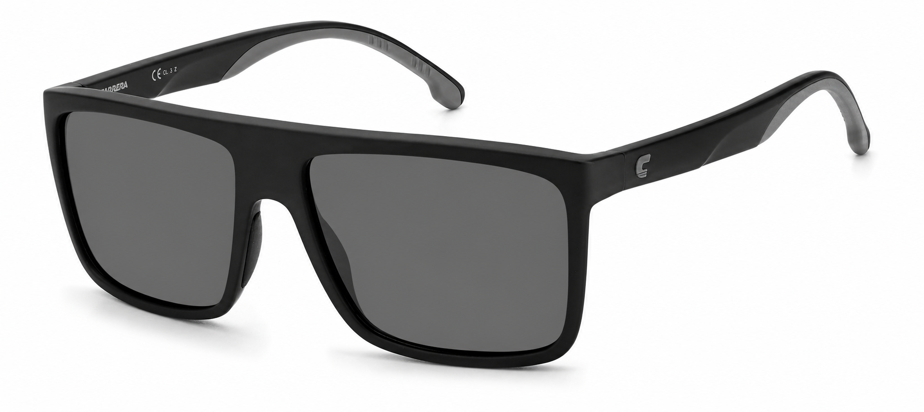 Colour: Matte Black - Custom Polarised - Grey solid tint