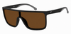 Colour: Black - Custom Polarised - Brown solid tint