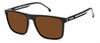 Colour: Black White - Custom Polarised - Brown solid tint