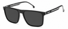Colour: Black White - Custom Polarised - Grey solid tint