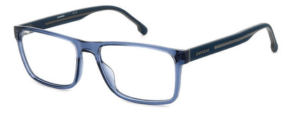 Carrera 8885 Blue Grey angled view showing temples