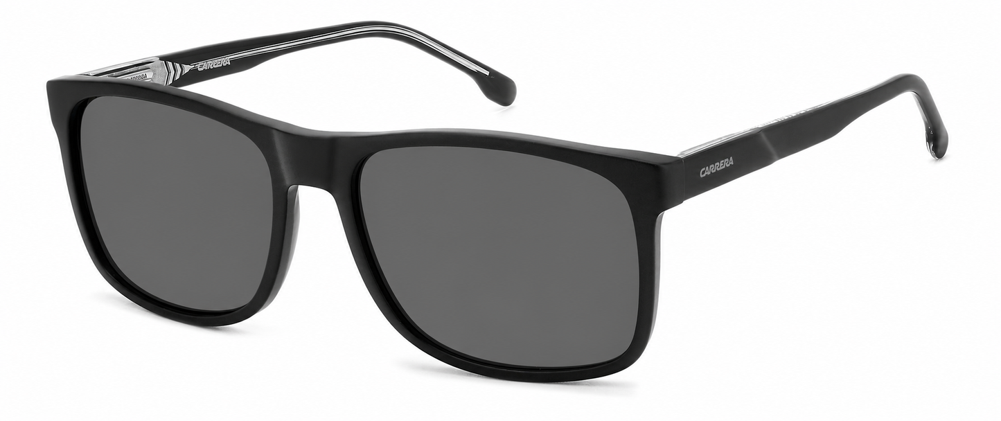 Colour: Matte Black - Custom Polarised - Grey solid tint