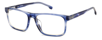 Carrera C FLEX 04/G Blue Horn angled view showing temples