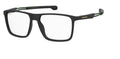 Carrera CA 4020/C/PAT Matte Black Green angled view showing temples
