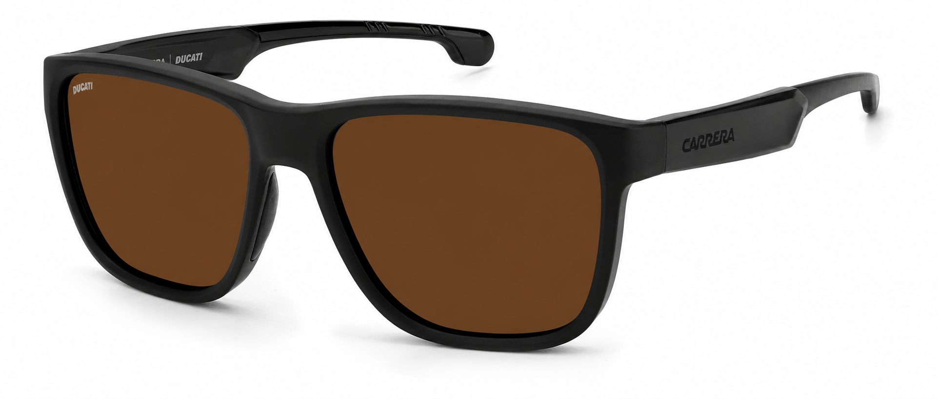Colour: Matte Black - Custom Polarised - Brown solid tint