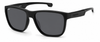 Colour: Matte Black - Custom Polarised - Grey solid tint