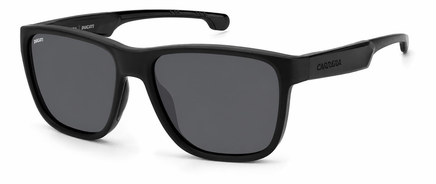 Colour: Matte Black - Custom Polarised - Grey solid tint