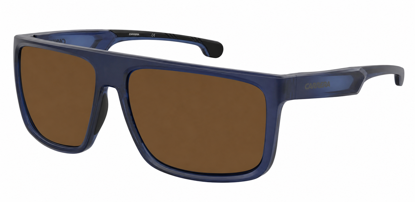 Colour: Blue - Custom Polarised - Brown solid tint