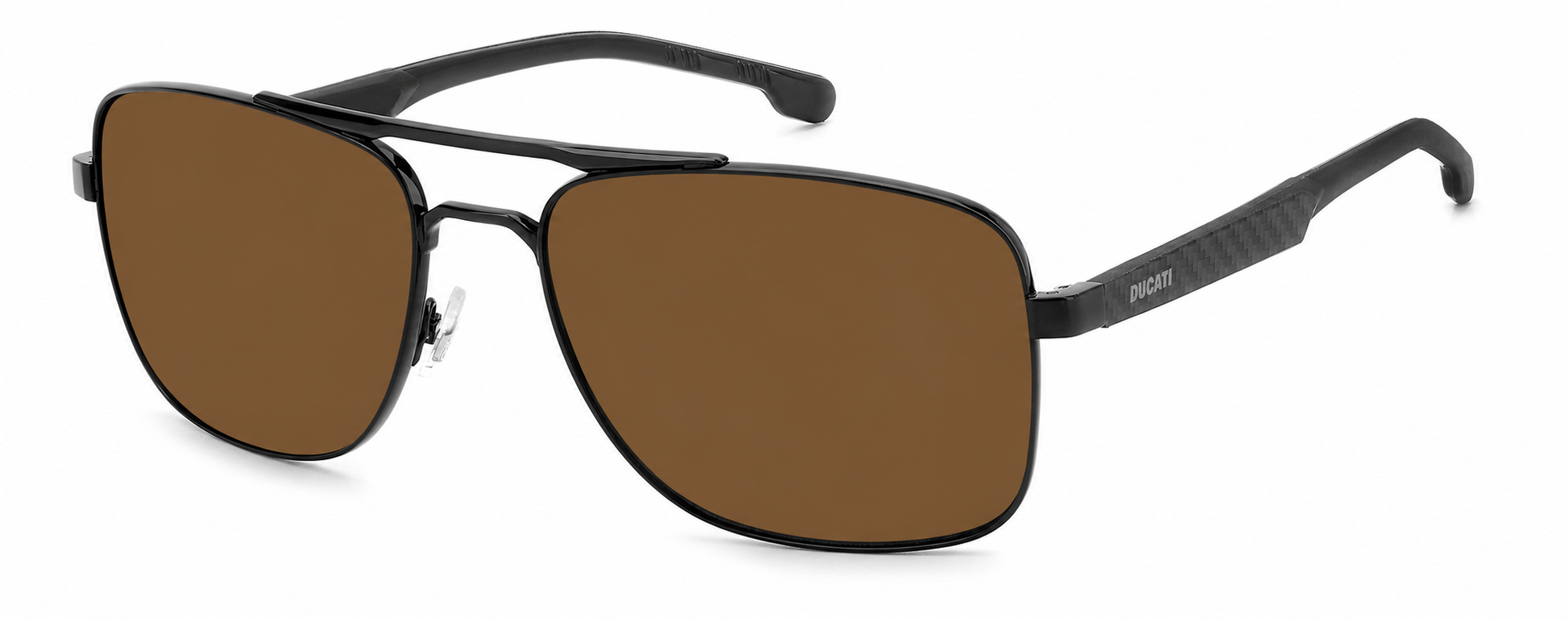 Colour: Black - Custom Polarised - Brown solid tint