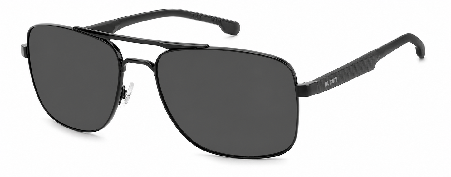 Colour: Black - Custom Polarised - Grey solid tint