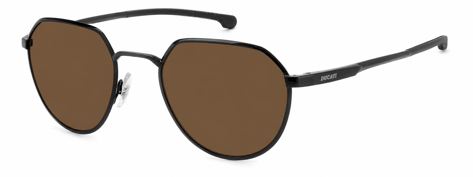 Colour: Black - Custom Polarised - Brown solid tint
