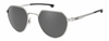 Colour: Silver - Custom Polarised - Grey solid tint