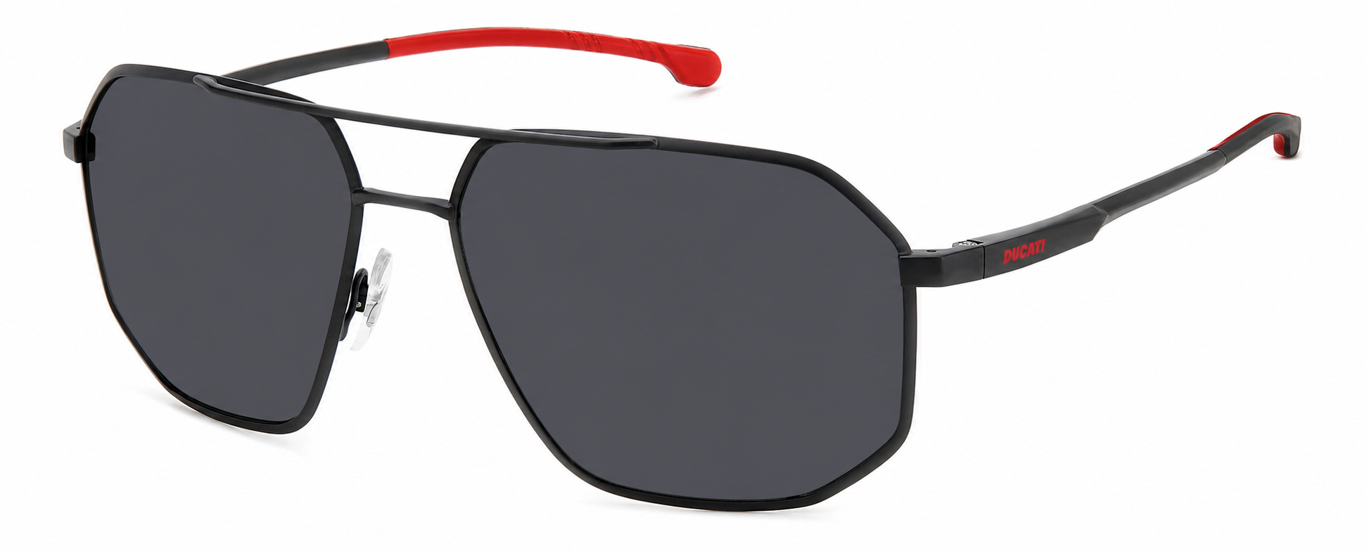 Colour: Matte Black - Custom Polarised - Grey solid tint