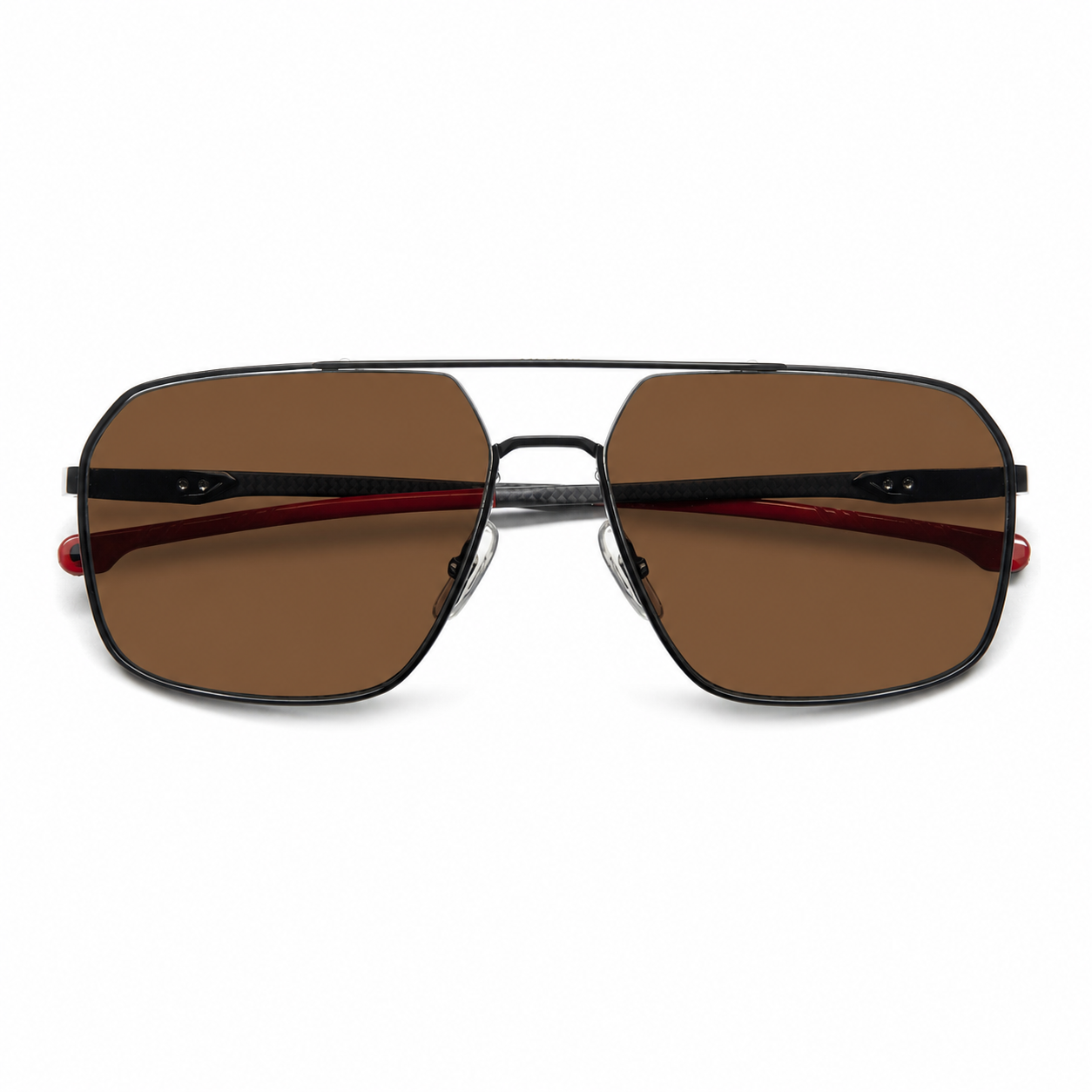 Colour: Black - Custom Polarised - Brown solid tint