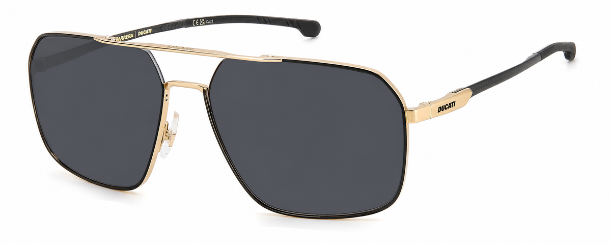Carrera Carduc 038/S sunglasses - Colour: Black - Custom Polarised - Grey solid tint