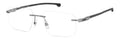 Carrera CARDUC 039 Matte Gunmetal angled view showing temples