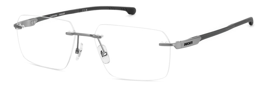 Carrera CARDUC 039 Matte Gunmetal angled view showing temples