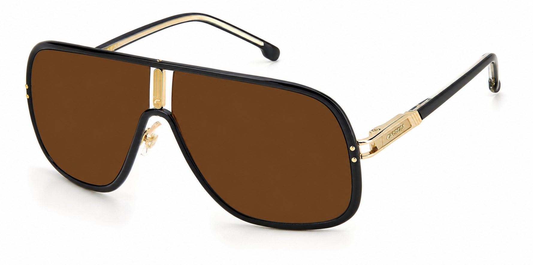 Colour: Gold - Custom Polarised - Brown solid tint