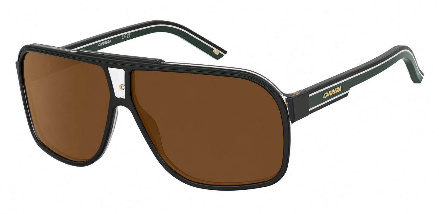 Colour: Green - Custom Polarised - Brown solid tint