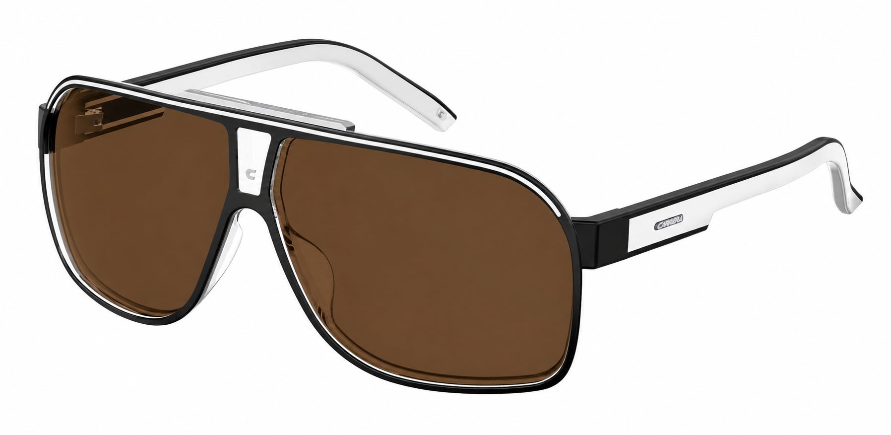 Colour: White - Custom Polarised - Brown solid tint
