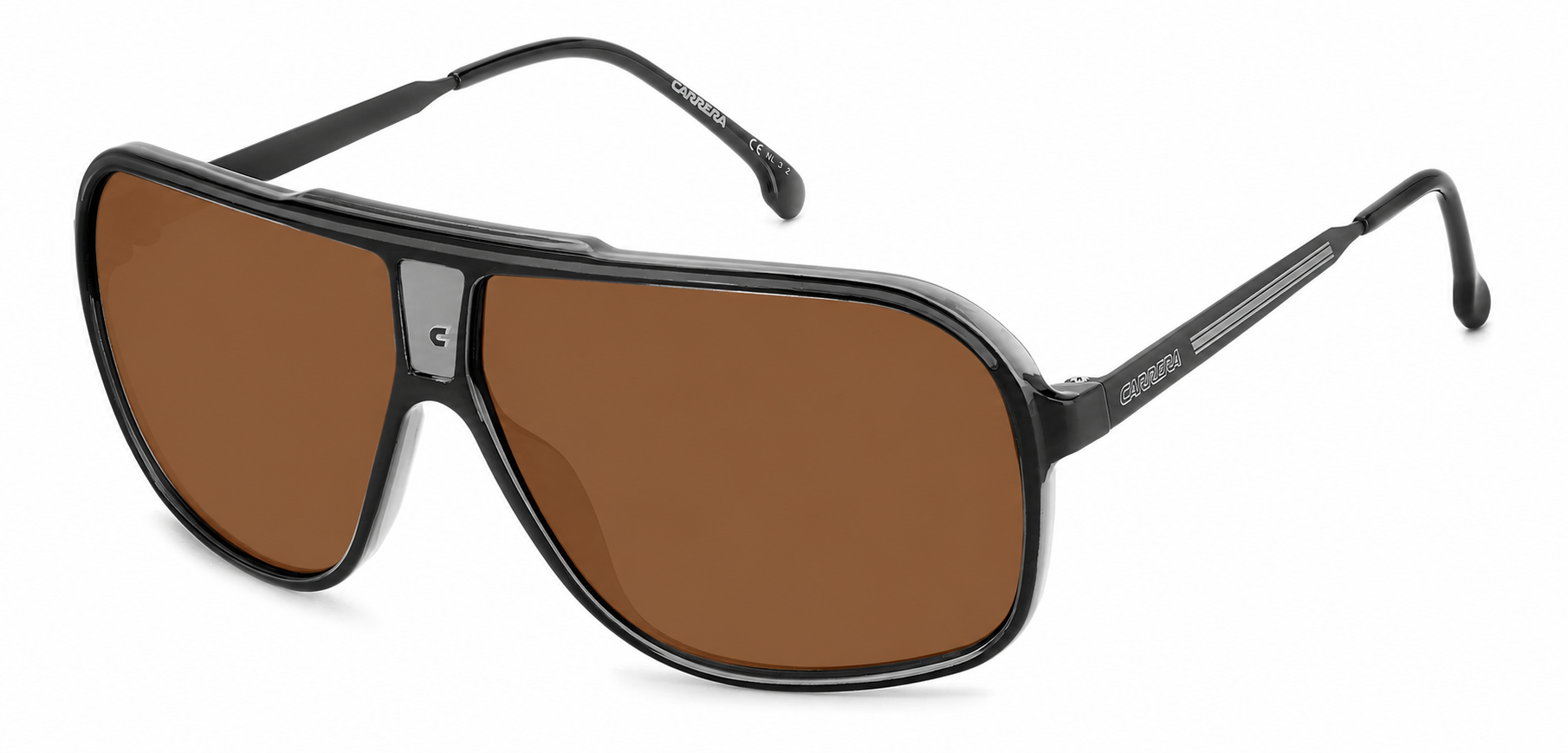 Colour: Black - Custom Polarised - Brown solid tint