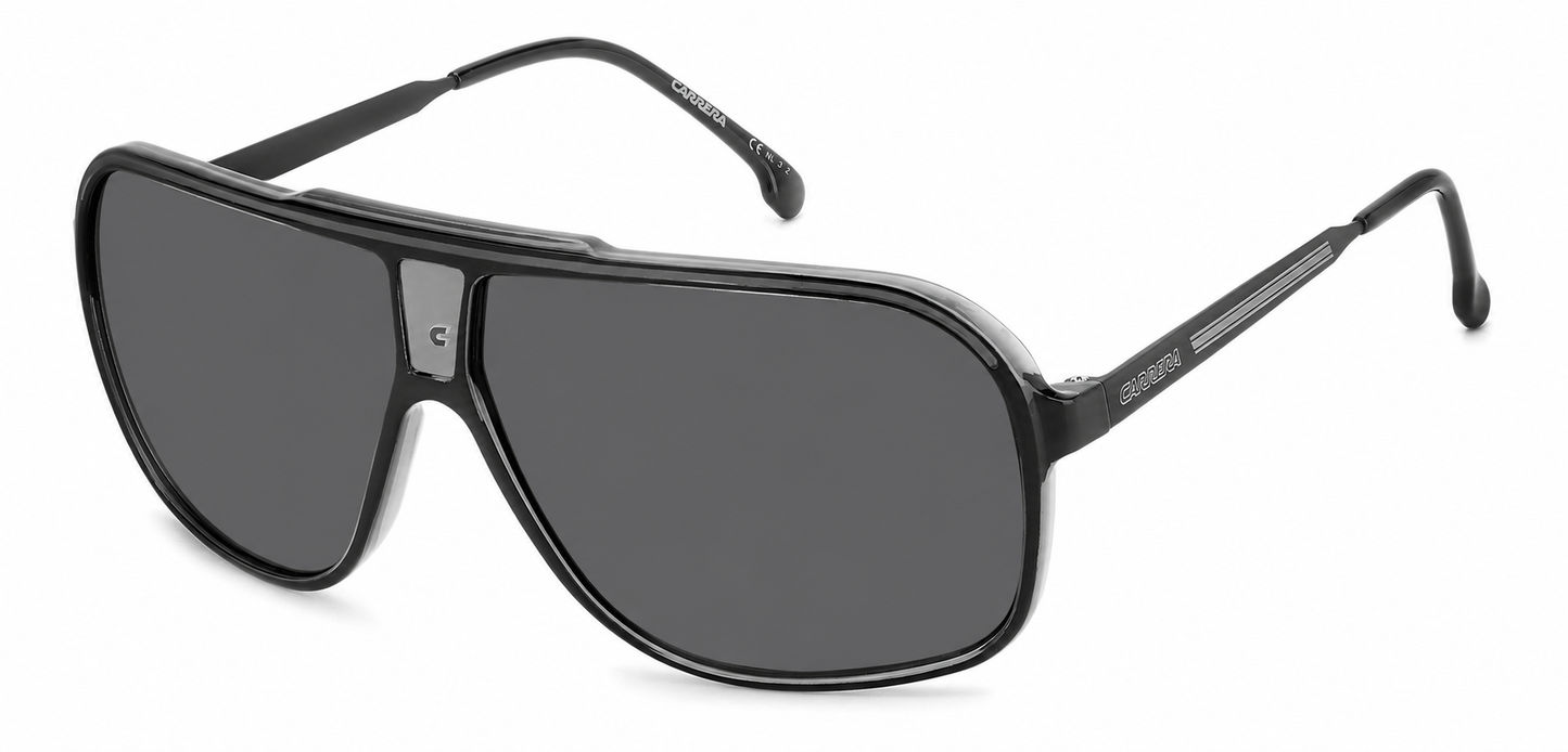 Colour: Black - Custom Polarised - Grey solid tint