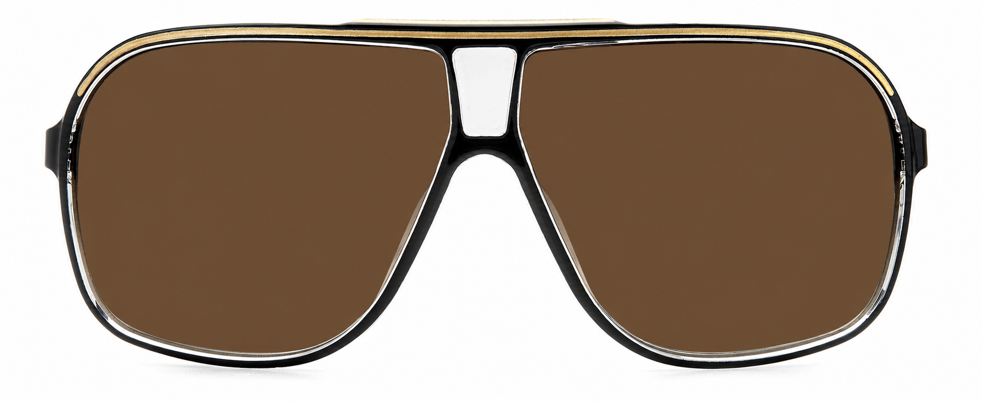 Colour: Gold - Custom Polarised - Brown solid tint
