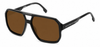 Colour: Black - Custom Polarised - Brown solid tint