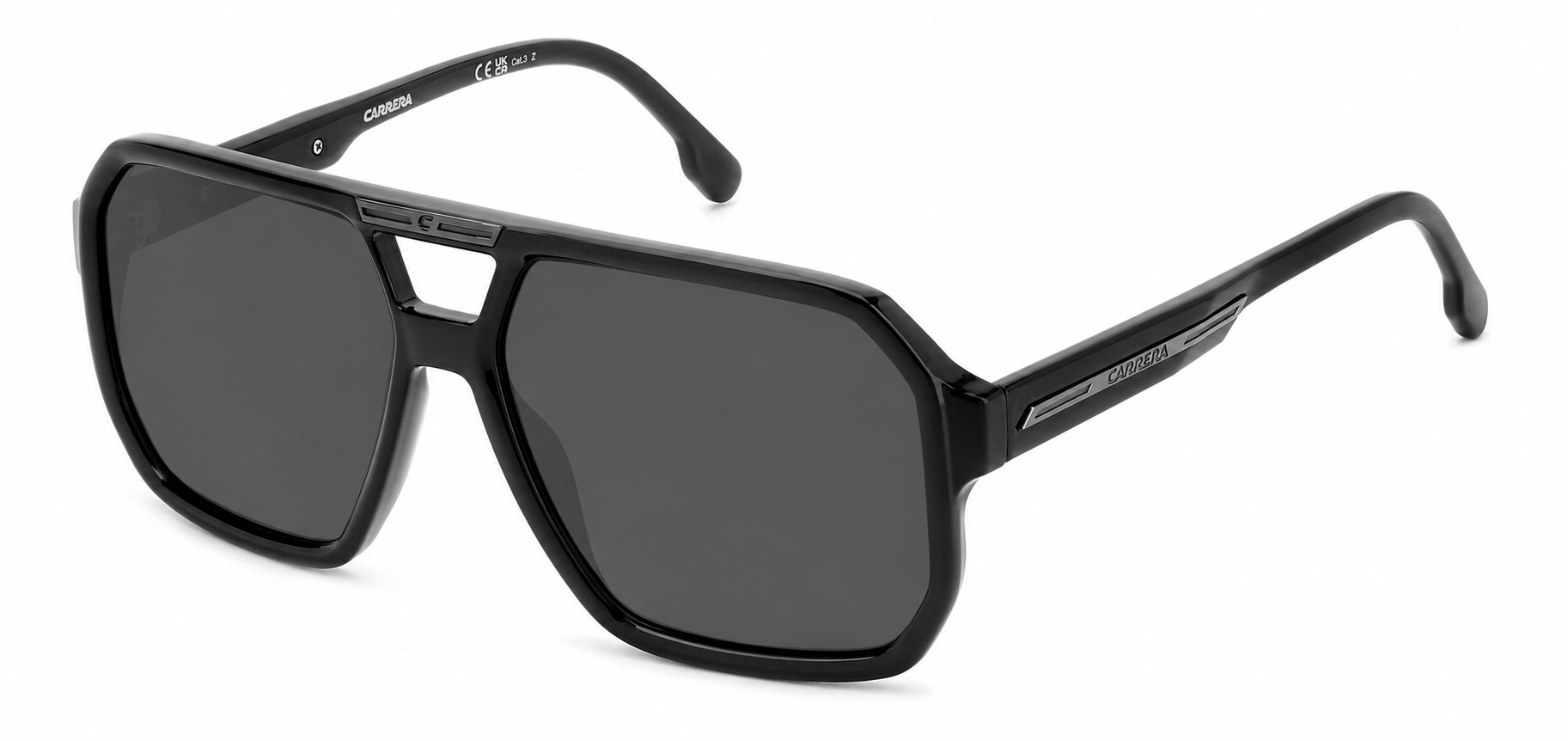 Colour: Black - Custom Polarised - Grey solid tint
