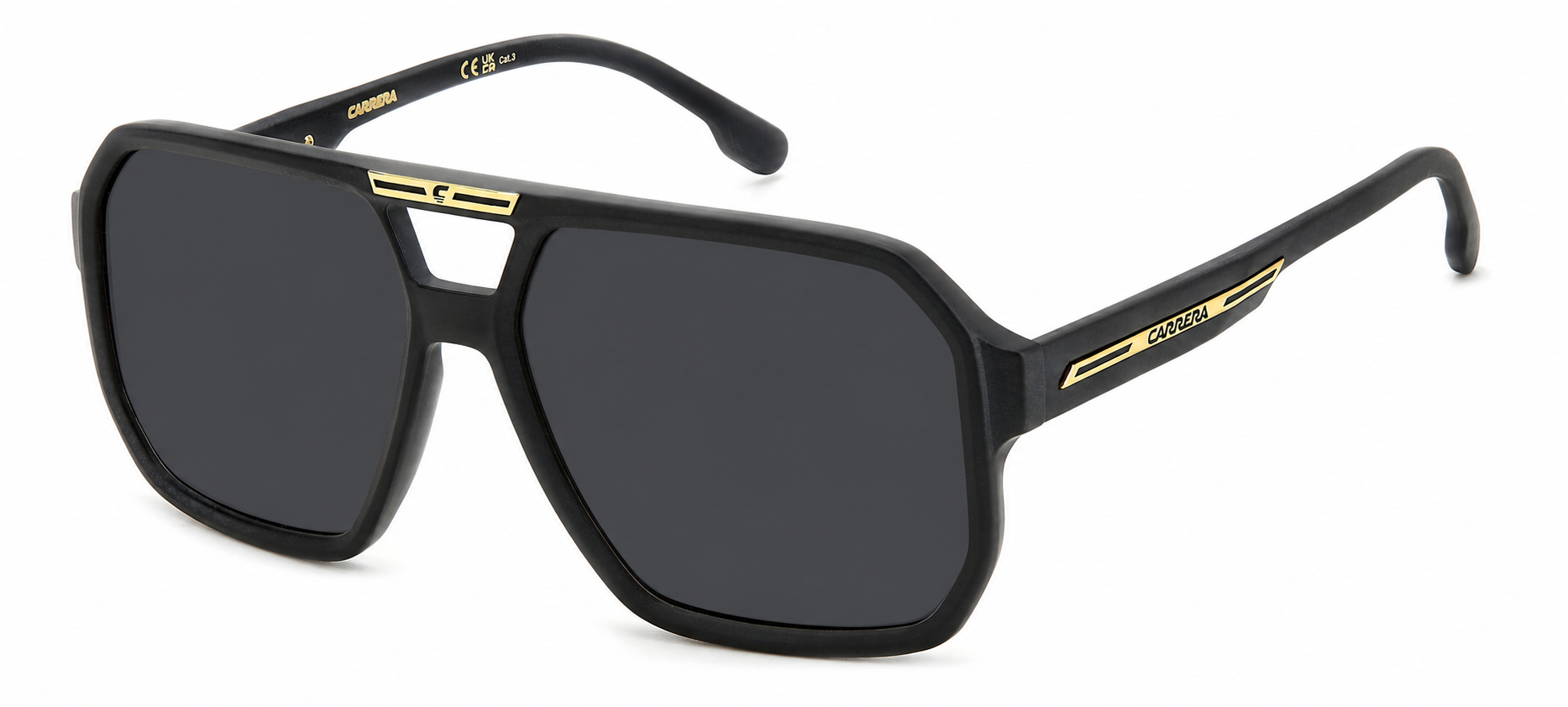 Colour: Black Gold - Custom Polarised - Grey solid tint