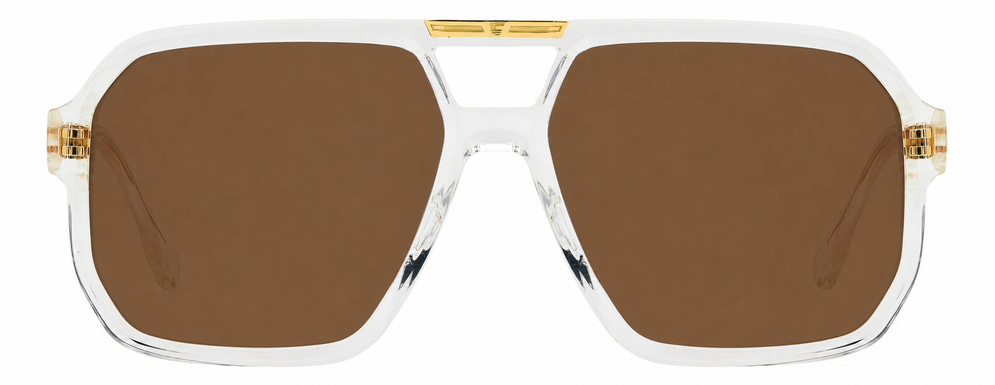 Colour: Clear - Custom Polarised - Brown solid tint