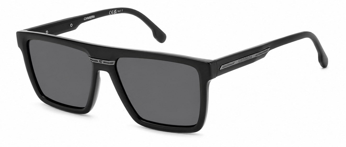 Colour: Black - Custom Polarised - Grey solid tint