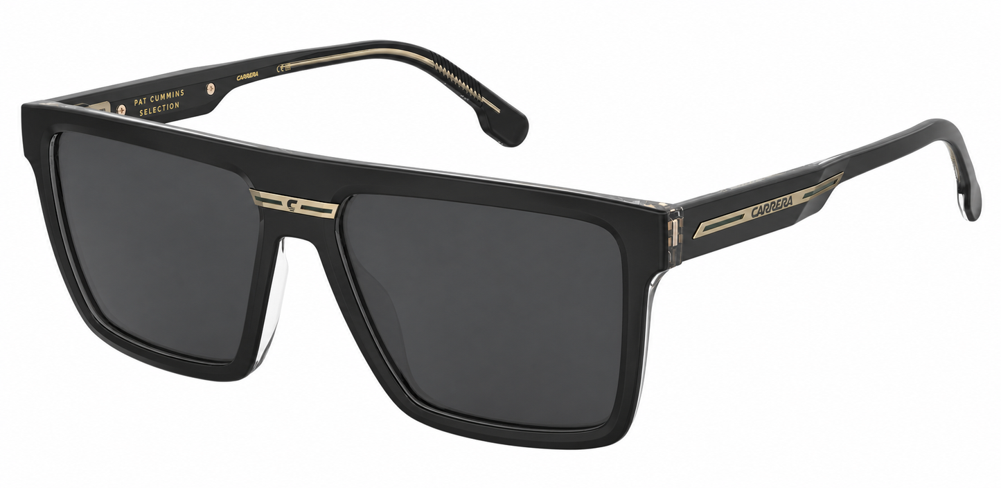 Colour: Black Gold - Custom Polarised - Grey solid tint