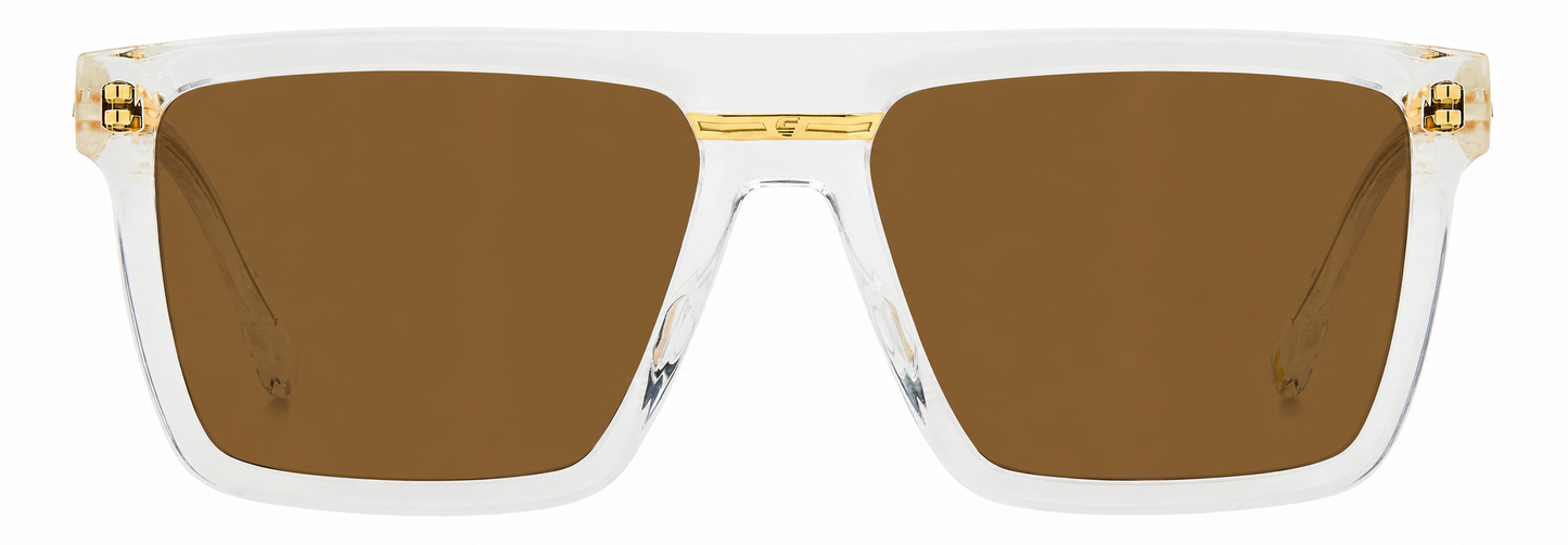 Colour: Crystal - Custom Polarised - Brown solid tint