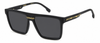 Colour: Matte Black Gold - Custom Polarised - Grey solid tint