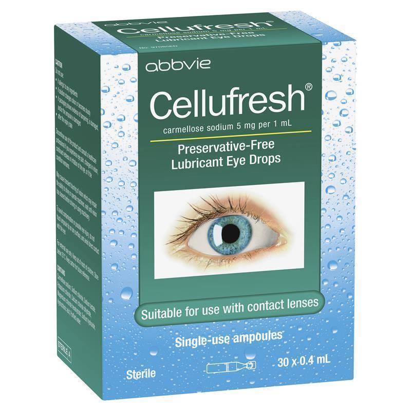 Cellufresh Preservative-Free Eye Drops 30 x 0.4mL