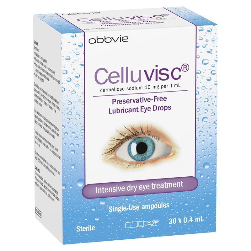 Celluvisc Preservative-Free Eye Drops 30 x 0.4mL