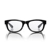 SafeStyle Classics prescription safety glasses in Black — front view