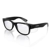 SafeStyle Classics prescription safety glasses in Black — angle view