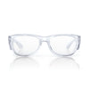 SafeStyle Classics prescription safety glasses in Clear — front view