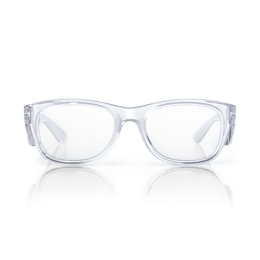 SafeStyle Classics prescription safety glasses in Clear — front view