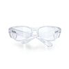 SafeStyle Classics prescription safety glasses in Clear — back view