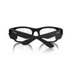 SafeStyle Classics prescription safety glasses in Matte Black — back view