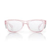 SafeStyle Classics prescription safety glasses in Pink — front view