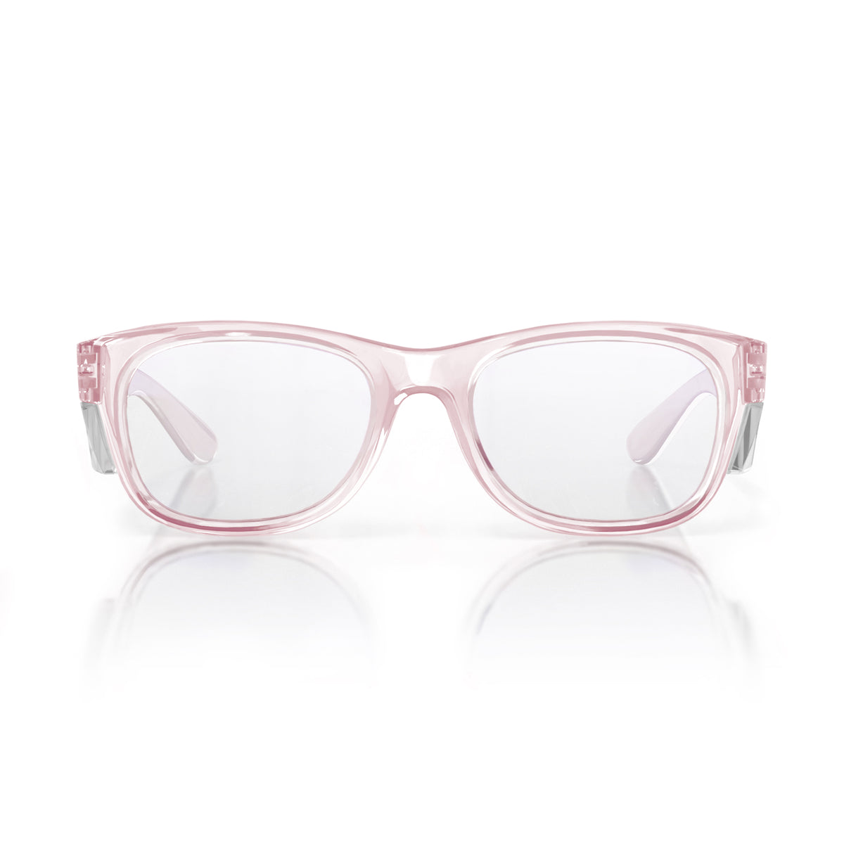 SafeStyle Classics prescription safety glasses in Pink — front view